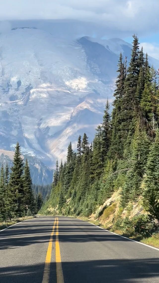 Save this drive for your summer PNW trip⬇️  Driving up Sunrise Road in Mount Rainier National Park is something you don’t really forget. The road climbs quickly, the views keep getting better, and by the time you reach the top, you’re staring straight at glaciers and one of the most massive mountains in the country. It never gets old for me.  If you’re heading here this summer, here’s what to know:  Road Details:  -17 miles from the White River entrance to Sunrise Visitor Center
-Climbs from about 1,400 ft to 6,400 ft
-Usually open late June through early October depending on snow  Best Viewpoints on the Sunrise Side of the Mountain:  -Sunrise Point
-Sunrise Visitor Center
-Sourdough Ridge Trail 
-Emmons Vista  Tips Before You Go  -Check road conditions before heading up
-Fill up on gas before entering the park
-Bring layers — it can feel way colder up top
-Go early if you can, parking fills fast in summer  Additional Info:  -Timed entry reservations are no longer required
-Summer weekends get busy, especially midday  Follow @lukekellytravels for more road trips, scenic drives, and travel ideas.  #roadtrip #sunrise #mountrainier #nationalpark #pnw