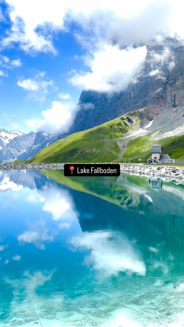 Lake Fallboden is one of the most beautiful places I’ve ever seen. It sits above Grindelwald in the Swiss Alps, right below the Eiger. It’s a man-made lake—but what really makes it unique is the natural setting and the iconic summits surrounding it. On calm mornings, you can see perfect reflections of the Eiger, Mönch, and Jungfrau — three of the most famous mountains in the world. Here’s what you need to know if you go: Best time: June–October (early mornings = calmest water)
How to get there: Take the train from Grindelwald to Kleine Scheidegg, then it’s a short walk from the station up to the lake.
Tip: Go right after sunrise before the wind picks up — that’s when the reflections are at their best. It’s an amazing place to photograph. Follow @lukekellytravels for more travels. #switzerland #swissalps #swiss #europe #travel